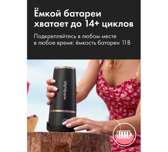 Блендер NUTRIBULLET NBP016B FLIP